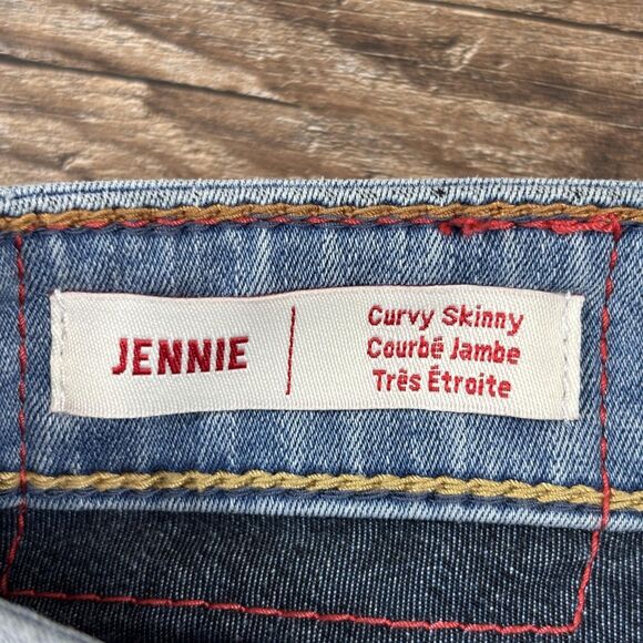 True Religion Jennie Curvy Skinny Jeans Women's 24 Light Wash Blue Stretch Denim - Picture 12 of 15